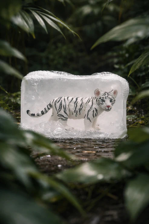 Savon Wild Tigre blanc.