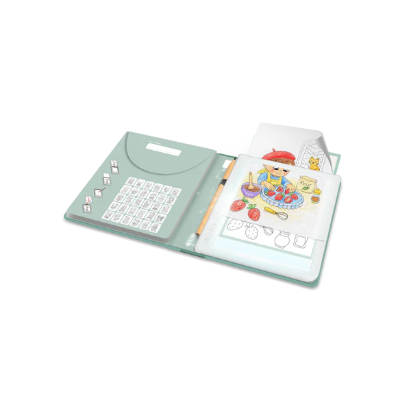 KIDYDRAW PAD Tablette à dessin lumineuse Food.