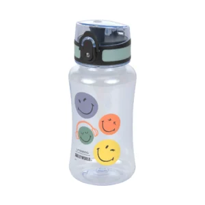 Gourde en Tritan pour enfants 420 ml – SmileyWorld®, Bleu.