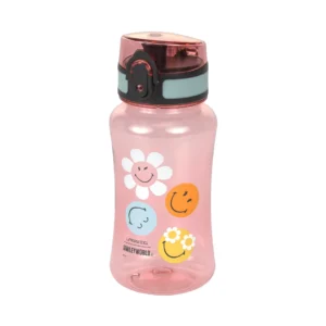 Gourde en Tritan pour enfants 420 ml – SmileyWorld®, Rose.