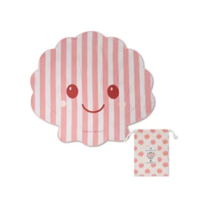 Serviette de plage en microfibre Coquillage – 140 cm.