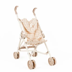 Poussette Buggy poupée motif Vichy.