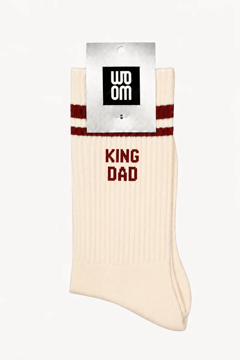 Chaussette Homme KING DAD - Bordeaux.