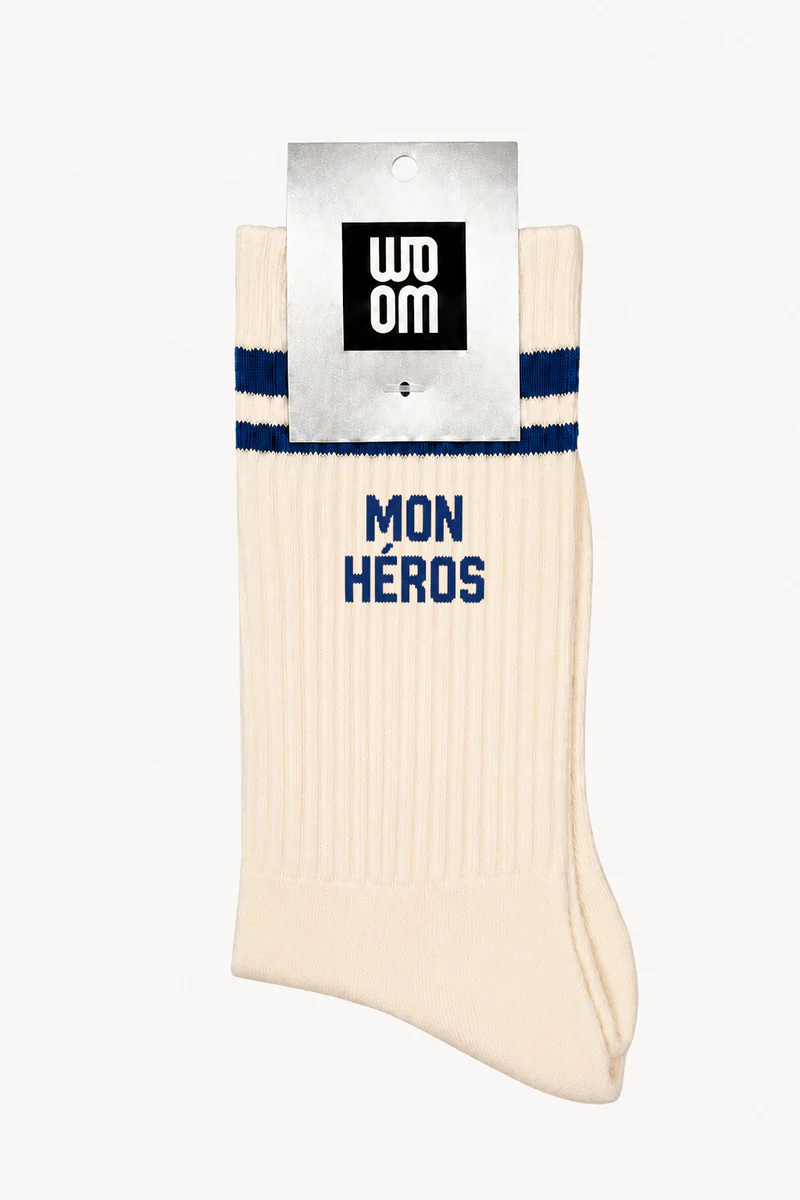 Chaussette Homme MON HÉROS - MARINE.