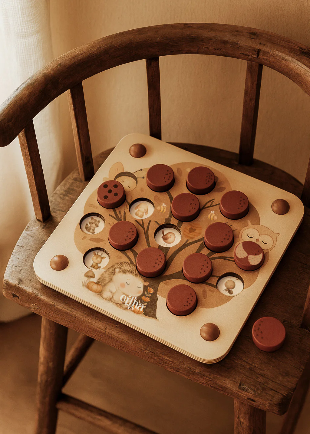 Puzzle éducatif "Memory" - Pop & Peek Mrs Ertha. - Image 2