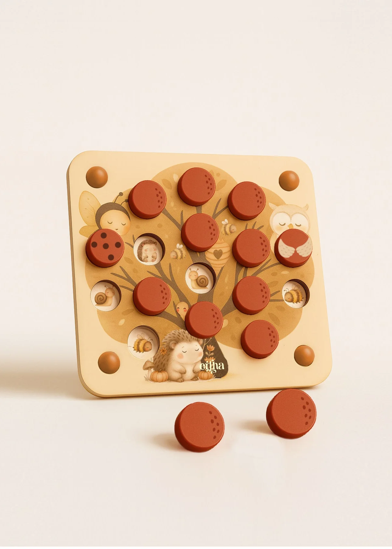 Puzzle éducatif "Memory" - Pop & Peek Mrs Ertha.