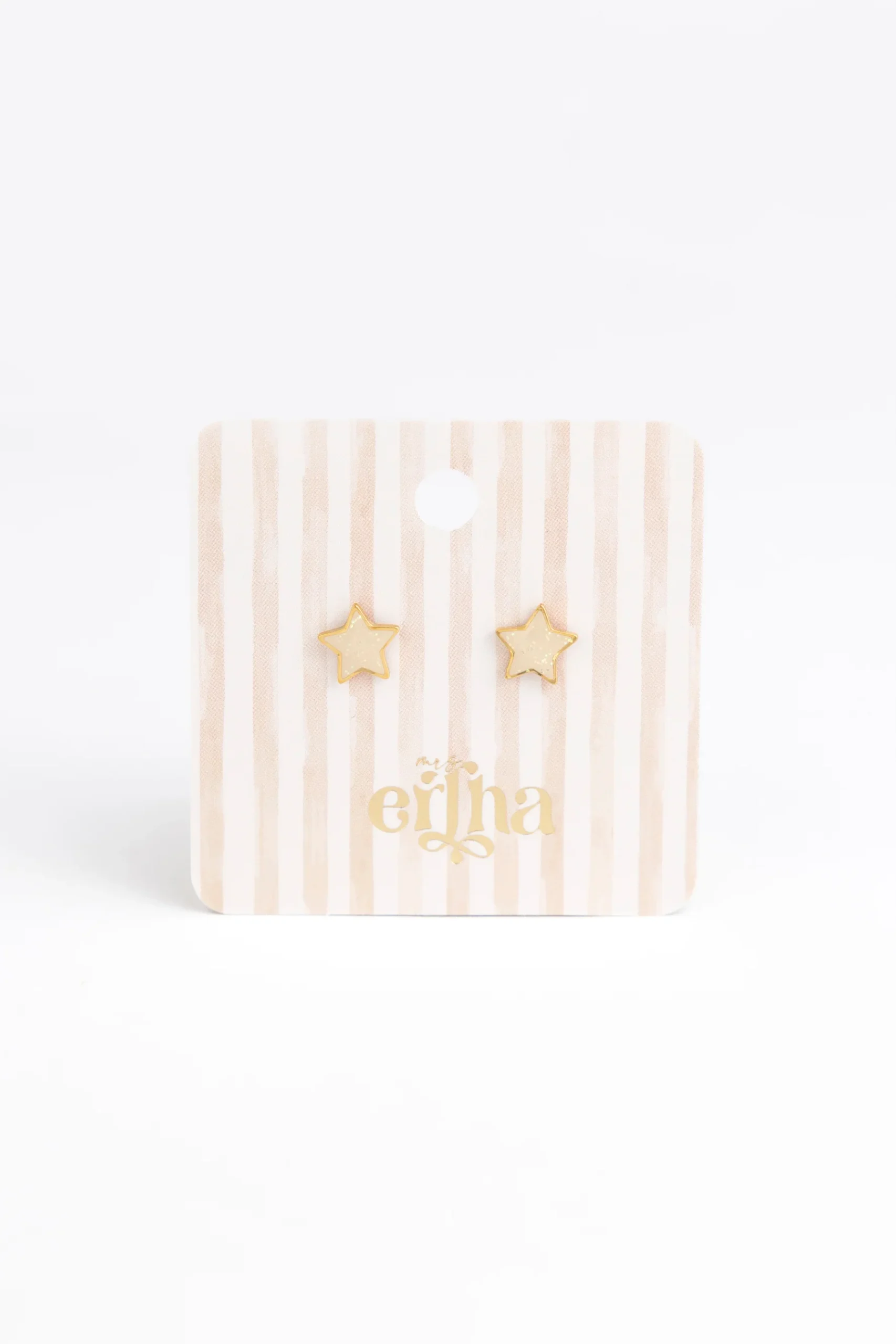 Boucles d'oreilles clous Étoile Scintillante - Mrs Ertha. - Image 3