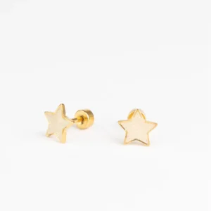 Boucles d&rsquo;oreilles clous Étoile Scintillante – Mrs Ertha.