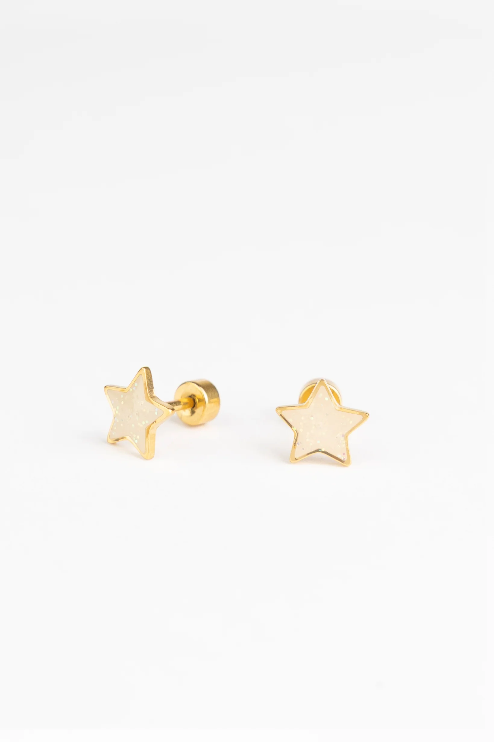 Boucles d'oreilles clous Étoile Scintillante - Mrs Ertha.