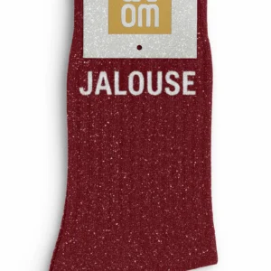 Chaussettes à Paillettes « Jalouse » Cherry Pop – Taille 36-40.