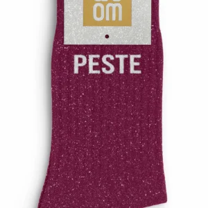 Chaussettes à Paillettes « Peste » – Violet.