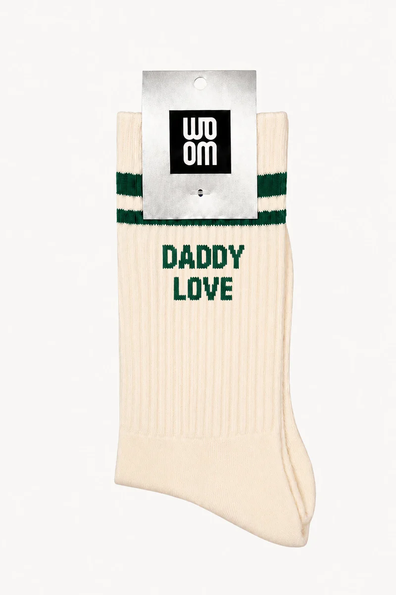 Chaussette Homme DADDY LOVE - VERT.