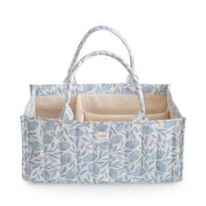 Organisateur de couches Blue Flowers – Mushie.