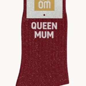 Chaussettes à Paillettes « Queen Mum » Cherry Pop – Taille 36-40.