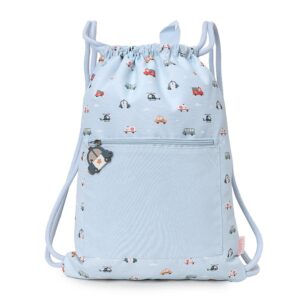 Sac de gym imperméable à cordon City Cars.
