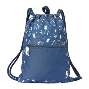 Sac de gym imperméable à cordon Magical Forest.