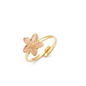 Bague tournante Flore dorée – Mrs Ertha.