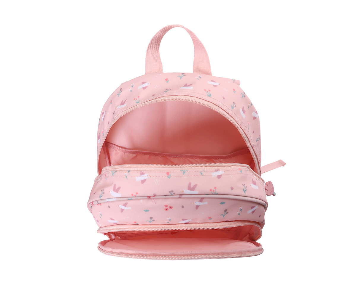 Sac à dos moyen Blossom Birds + porte-clés personnalisable. - Image 4