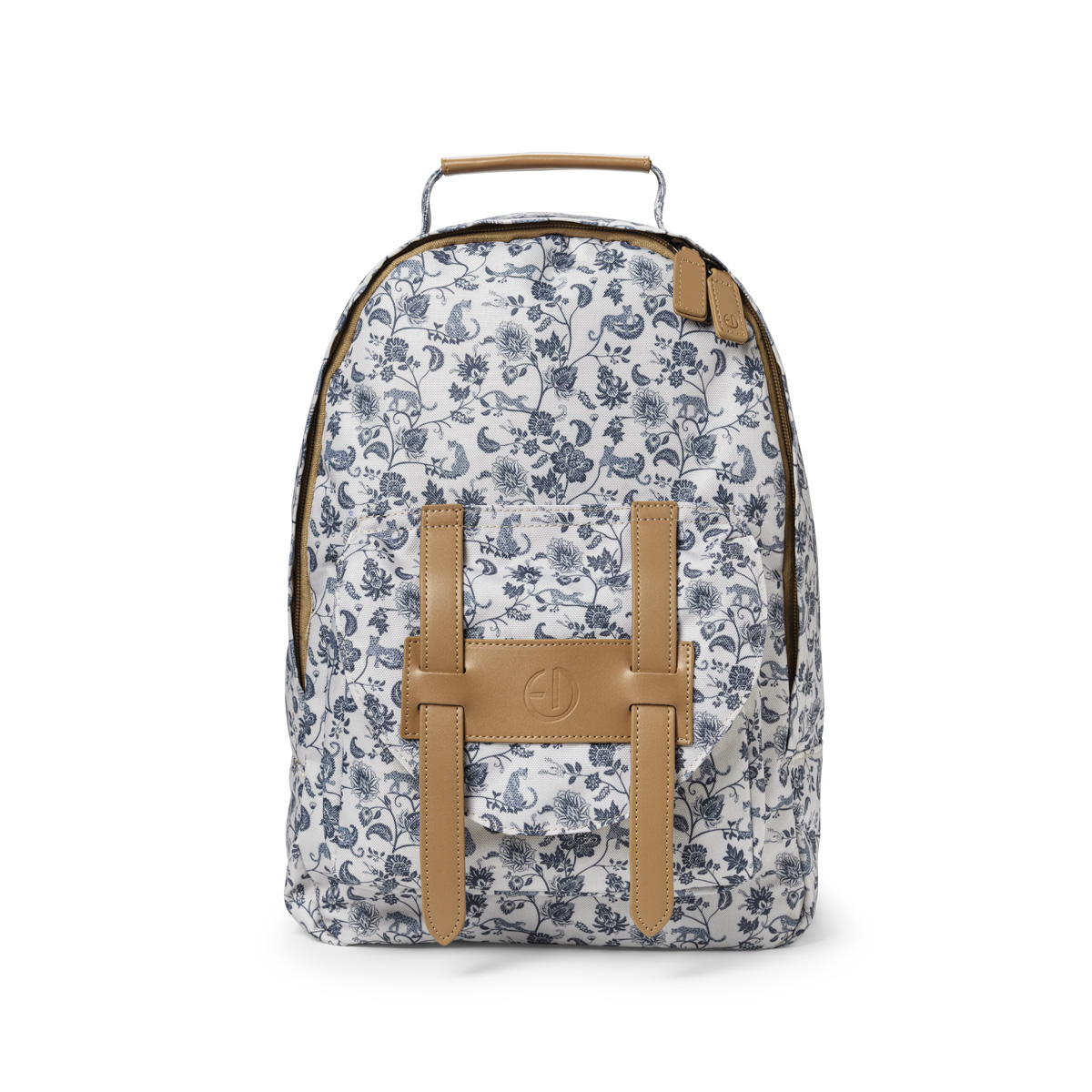Sac à dos Backpack MIDI - Garden Leo Toile - Elodie détails. - Image 2