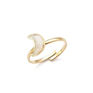 Bague tournante Lune brillante – Mrs Ertha.