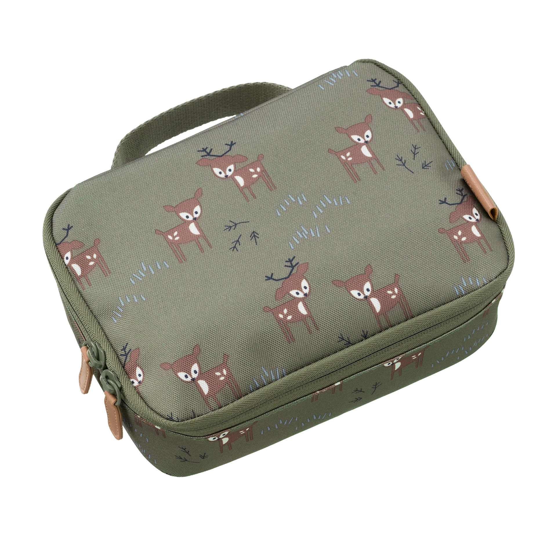 Fresk Lunch bag isotherme small faon olive.