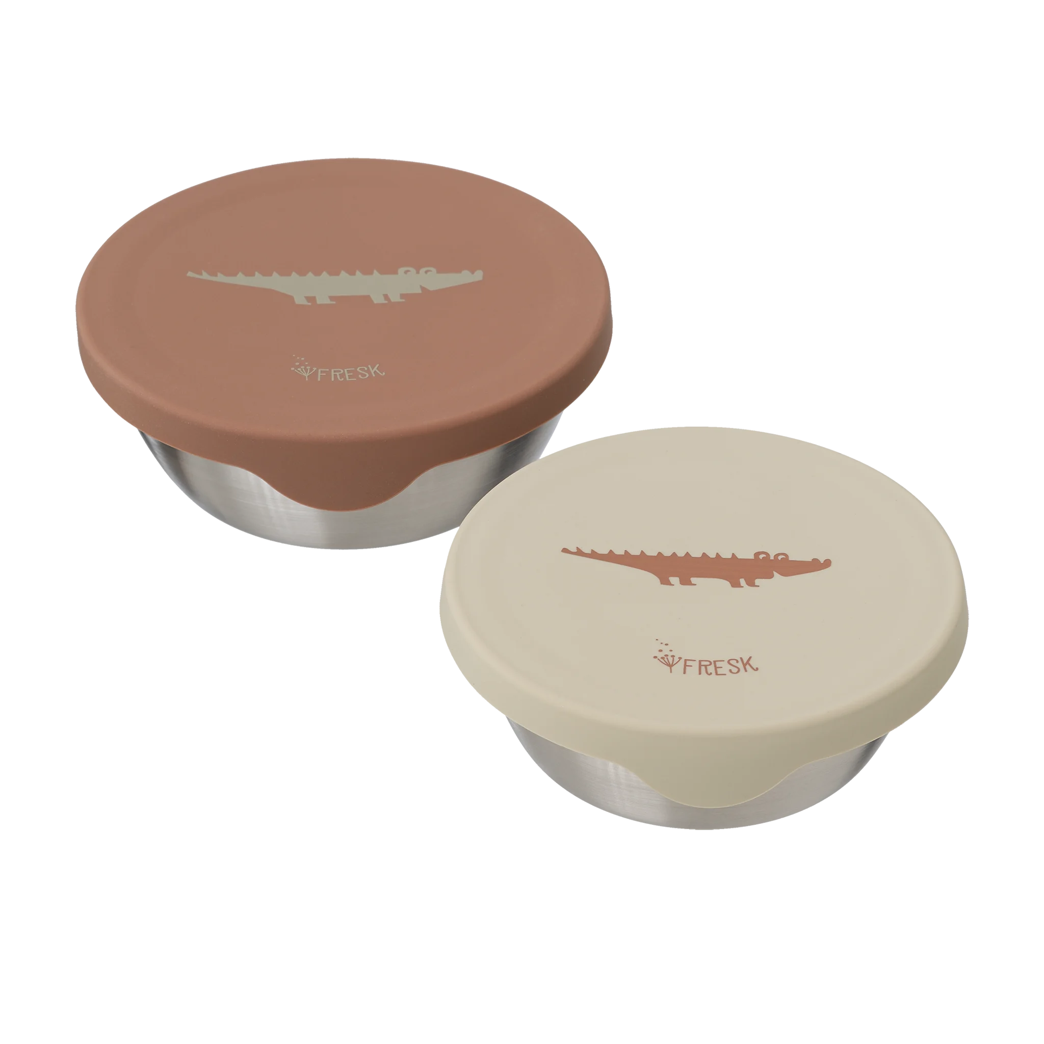 Fresk Snackbox set 2 pcs. Crocodile.