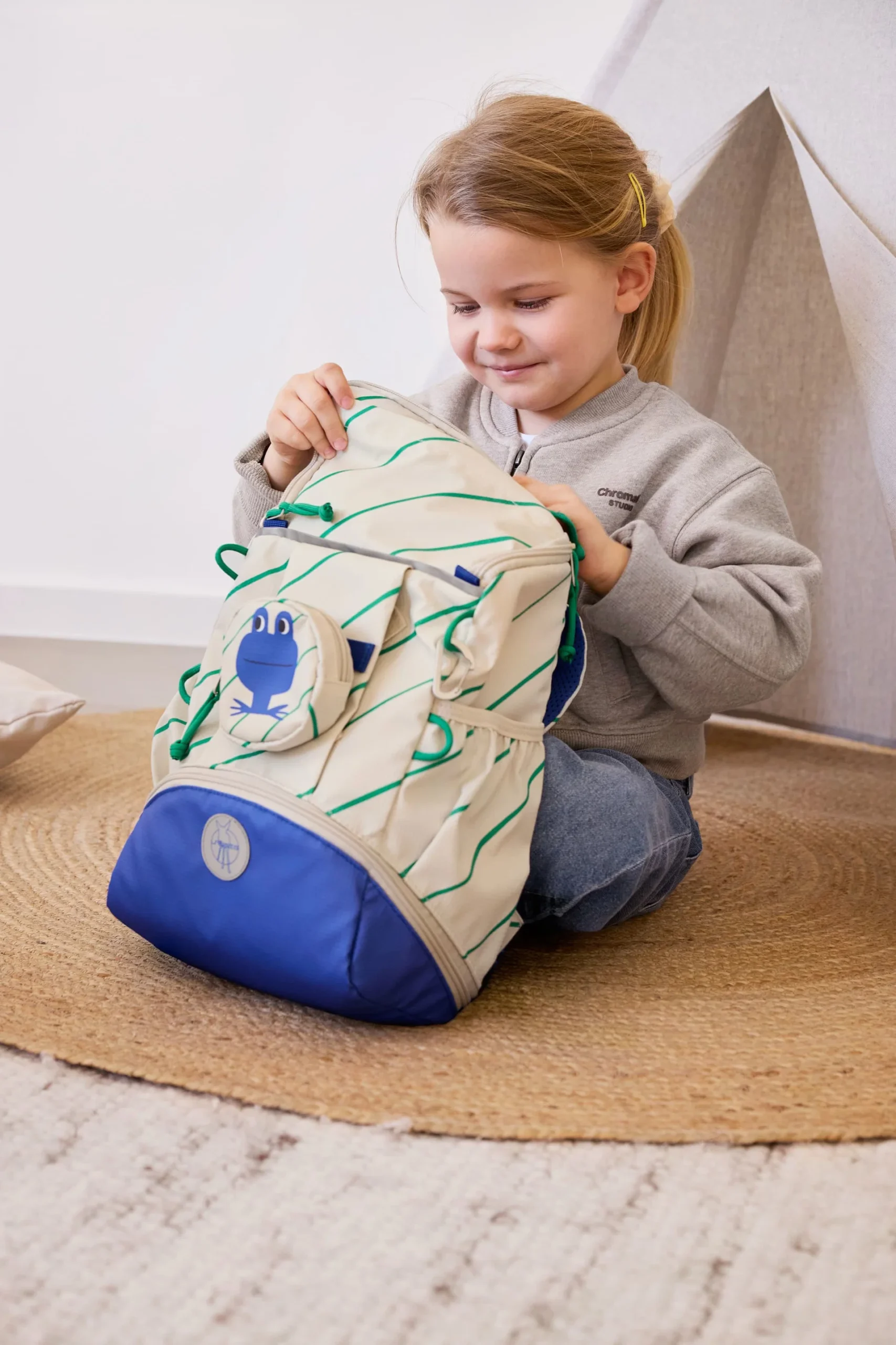 Sac à dos enfants 10 L - Happy Trails, Grenouille. - Image 2