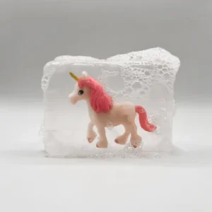 Savon Ludi Soap Licorne rose.