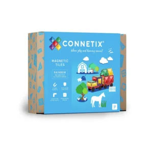 CONNETIX Pack de 24 tuiles magnétiques Rainbow Motion.