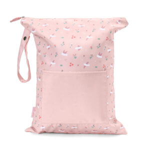 Grande pochette étanche pour transporter vêtements (Blossom Birds).