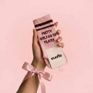 Chaussettes antidérapantes Ayona Rose – Pretty Girls Go To Pilates.