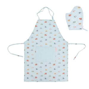 Ensemble Kids Tablier et Gant de Cuisine City Cars.