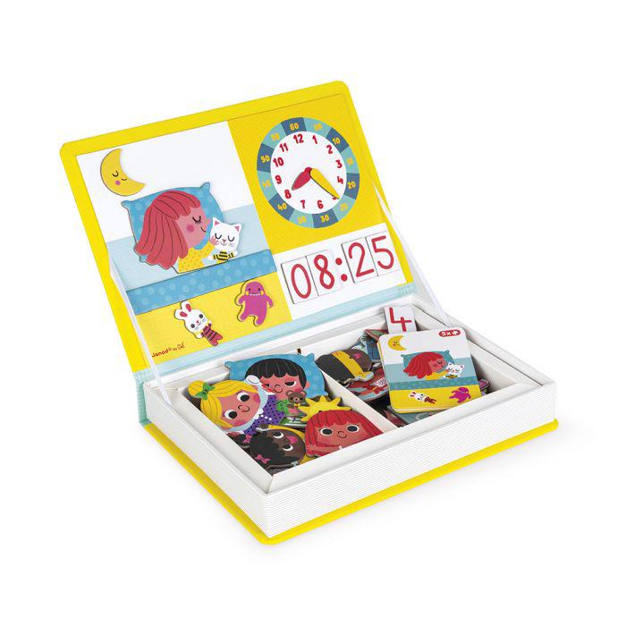 Magnéti'book j'apprends l'heure 75 magnets - Janod. - Image 4