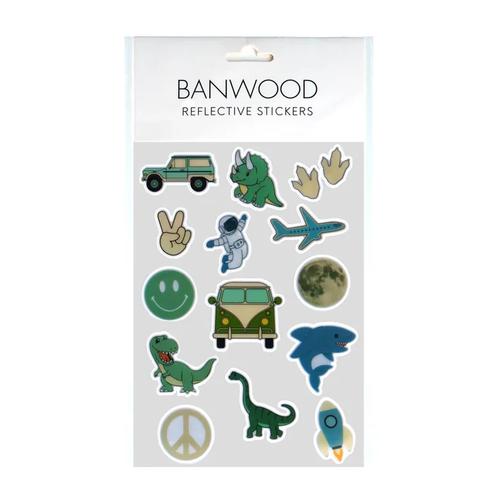 BANWOOD REFLECTIVE STICKERS - ADVENTURE.