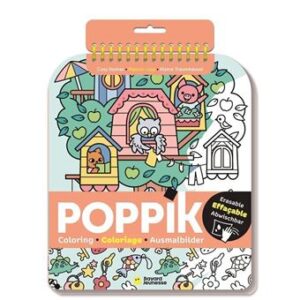 COLORIAGE MAGIQUE (effaçable) COSY HOME – Poppik.