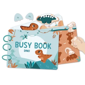 Busy-book Dino (Français/Anglais) – Janod.