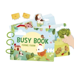 Busy-book Ferme (Français/Anglais) – Janod.