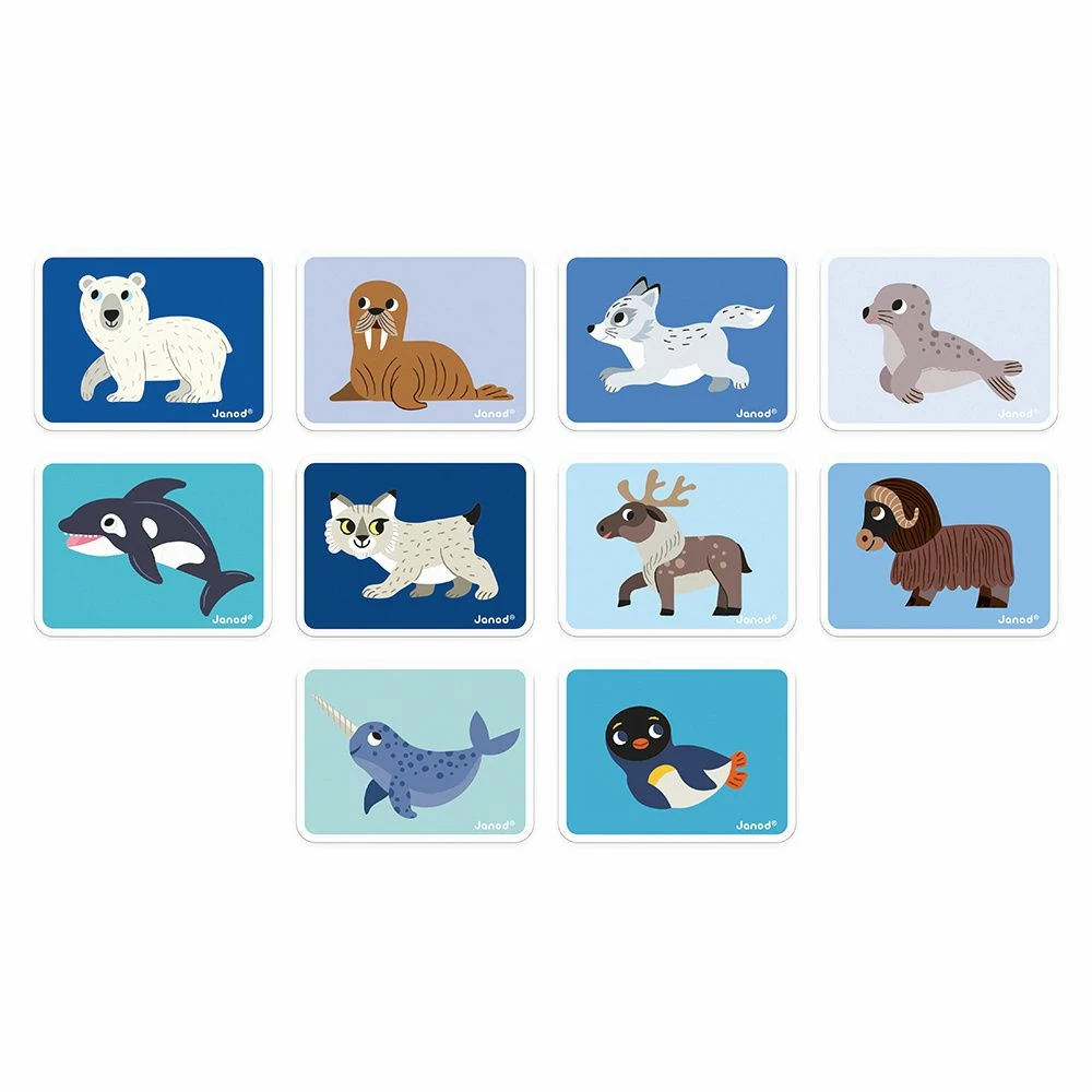Magnéti'book Animaux Polaires 30 magnets - Janod. - Image 3