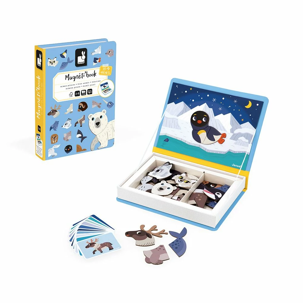 Magnéti'book Animaux Polaires 30 magnets - Janod. - Image 4