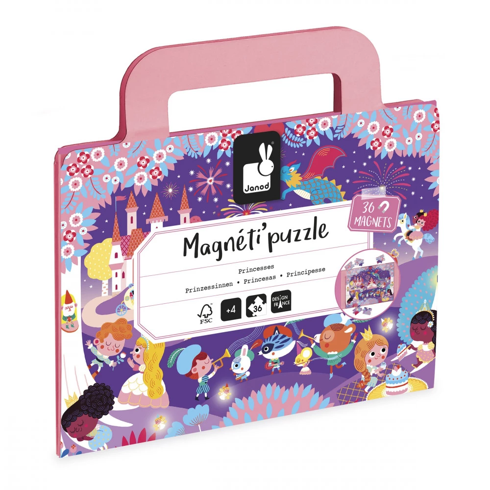 Magnéti'puzzle Princesses 36 pièces - Janod.