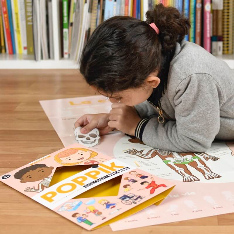 Poster en stickers le corps humain, activite educative | Poppik. - Image 3