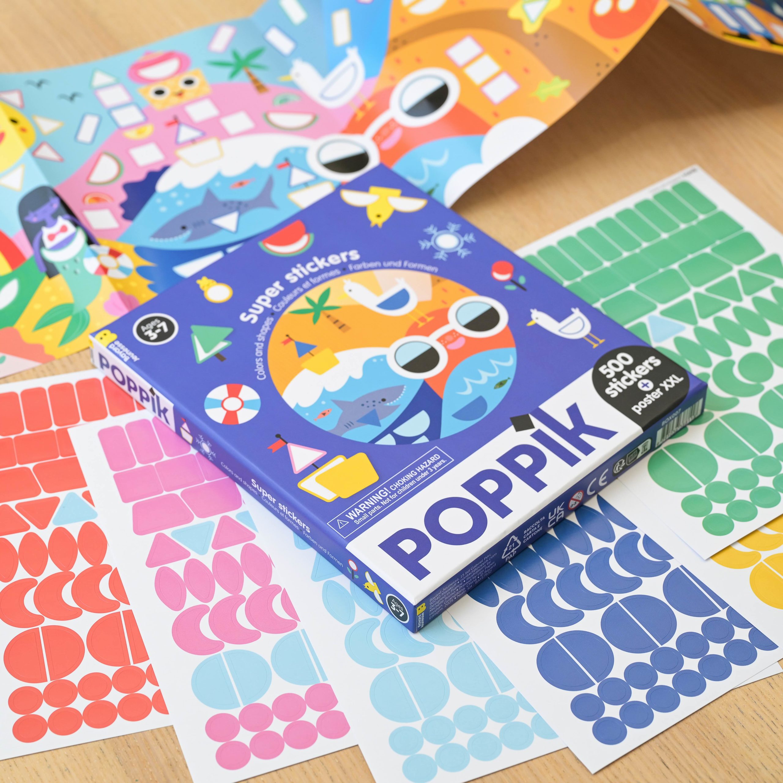 Super stickers Couleurs et Formes | Poppik. - Image 2