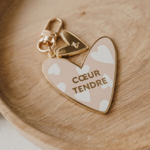 Porte clé émaillé cœur Tendre – Zakuw.