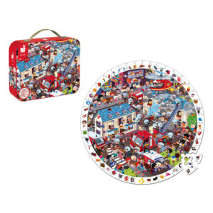 Puzzle d&rsquo;observation Pompiers 208 pièces – Janod.
