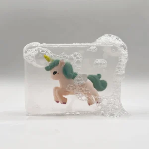 Savon Ludi Soap Licorne bleue.