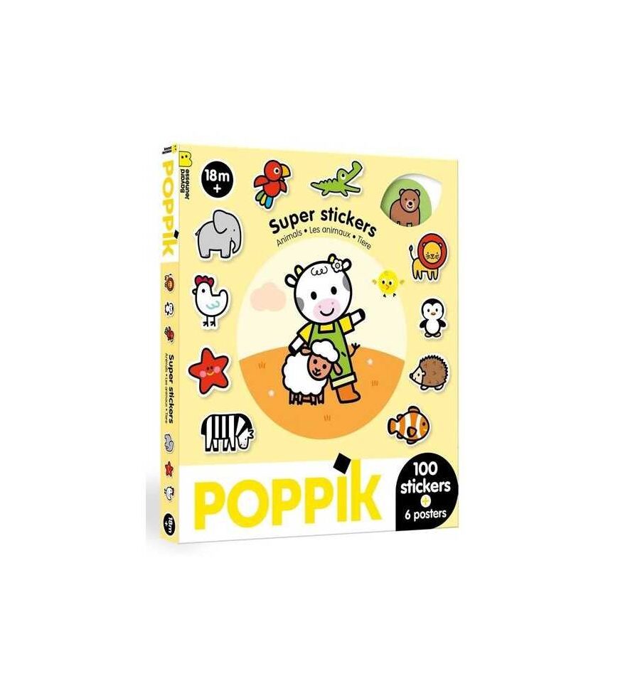 Super stickers Les Animaux | Poppik.
