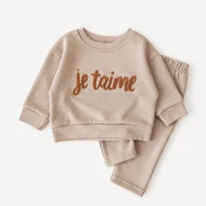 Ensemble Ollie – Je t&rsquo;aime – Mrs Ertha. Taille 1an.