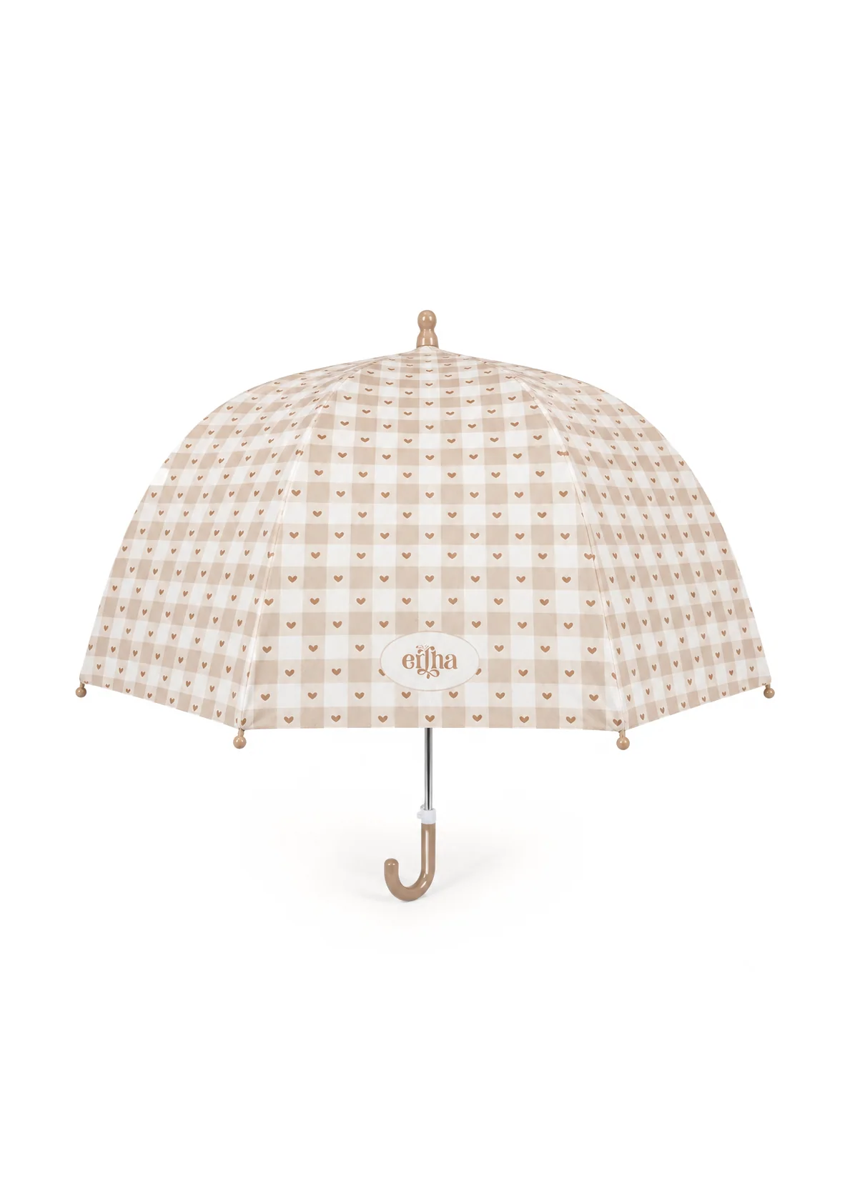 Parapluie pour enfant Carreaux et cœurs - Mrs Ertha.