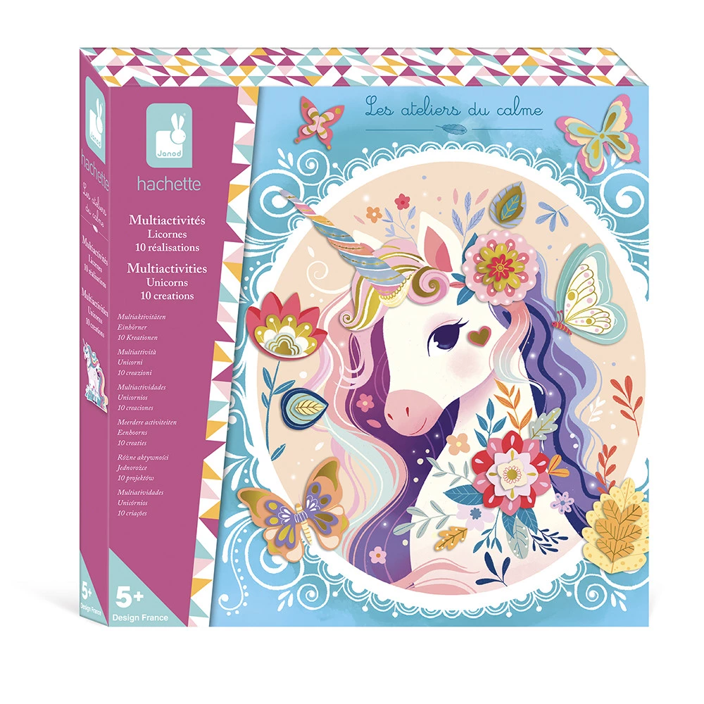 Coffret Créatif Multiactivités Licornes - Janod.